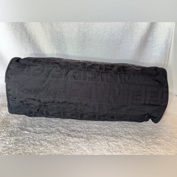 Fendi Vintage Zucca Canvas Black Tote Bag… - Picture 5 of 16